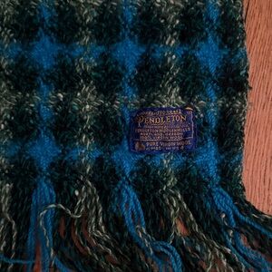 Pendleton Blue and Green Wool blanket